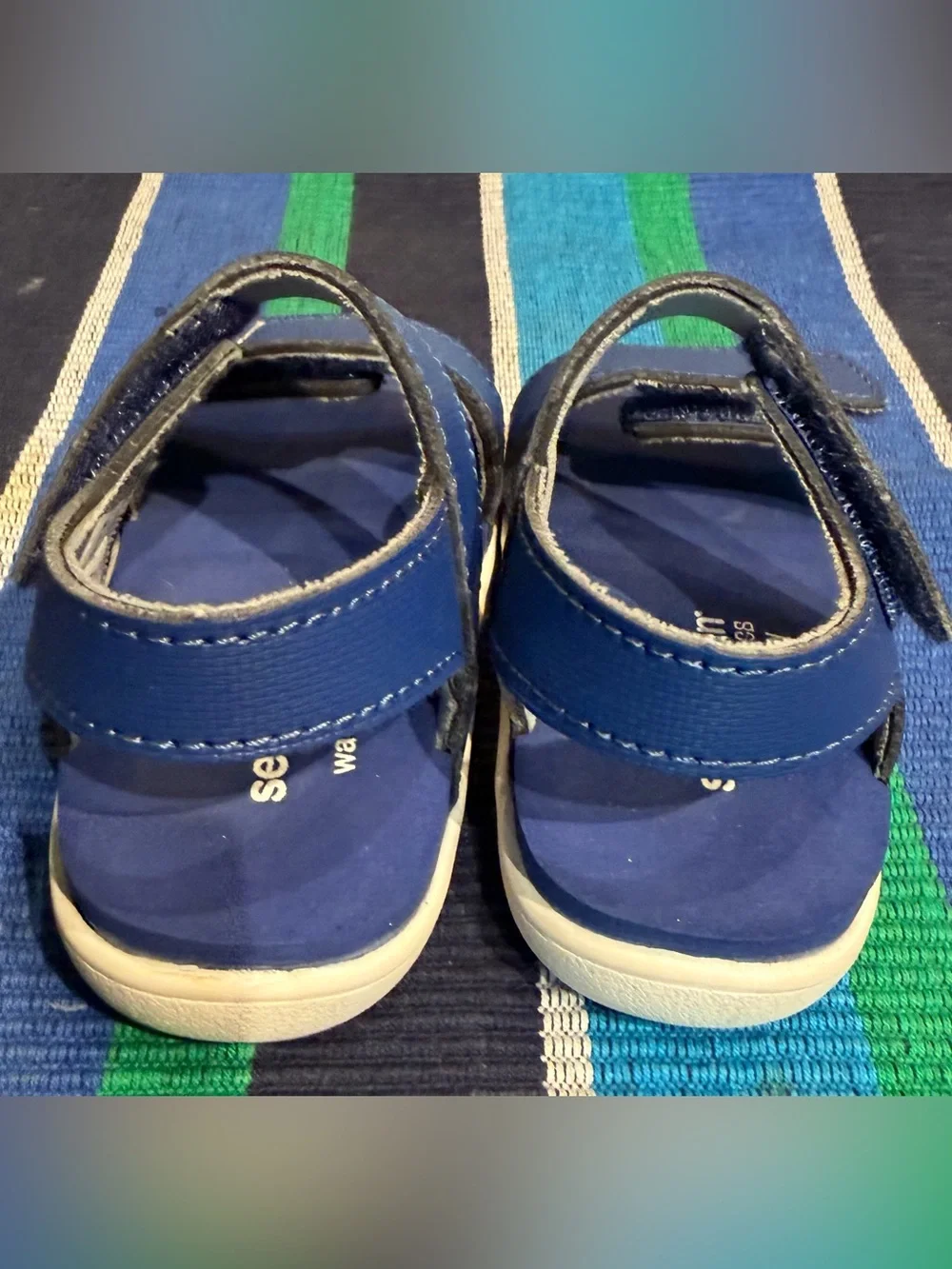 See Kai Run Toddler Sz 6 Jaylen Blue Sandals
